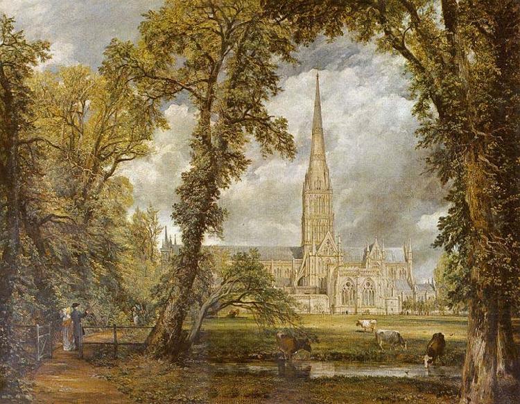 John Constable Die Kathedrale von Salisbury vom Garten des Bischofs aus gesehen china oil painting image